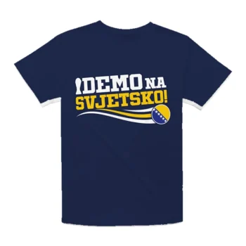Idemo na Svjetsko T-Shirt Dunkelblau